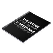 Carnet L'avenir est accessible ASL Sign Language (Côté gauche)