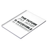 Carnet L'avenir est accessible ASL Sign Language (Côté gauche)