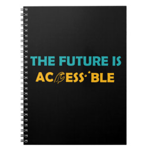 Carnet L'avenir est accessible ASL Sign Language Braille