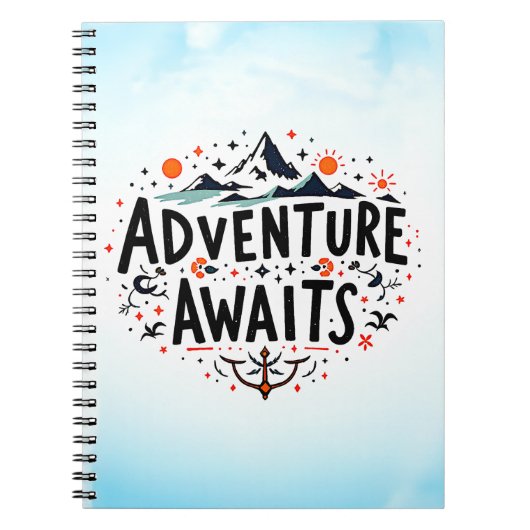 Carnet L'aventure vous attend (Devant)