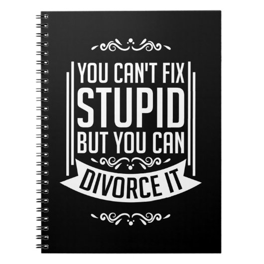 Carnet L'avocat peut le Divorcer (Devant)