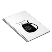 Carnet Lazy black cat Spiral Photo Notebook (Côté Droit)