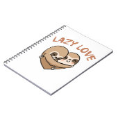 Carnet Lazy Love (Côté gauche)
