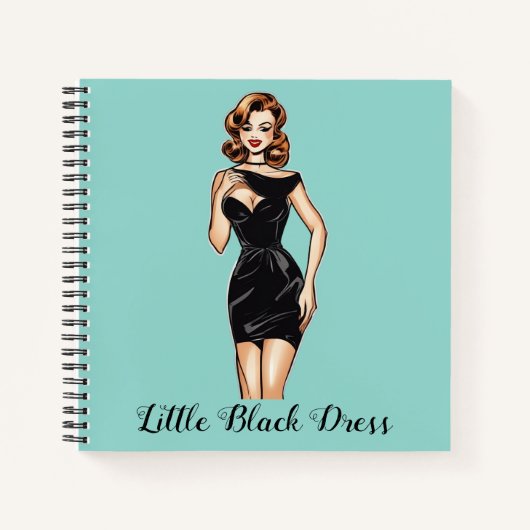 Carnet LBD tendance - Little Black Dress Journal (Devant)