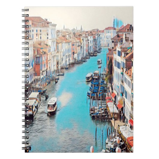 Carnet ldp VENICE - Vue sur le Grand Canal du Rialto (Devant)
