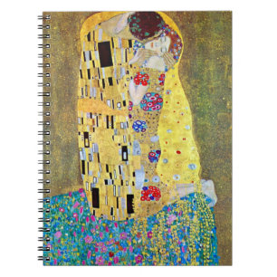 Carnet Le baiser de Gustav Klimt, Art Nouveau Vintage