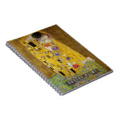 Carnet Le baiser - Gustav Klimt (Côté Droit)