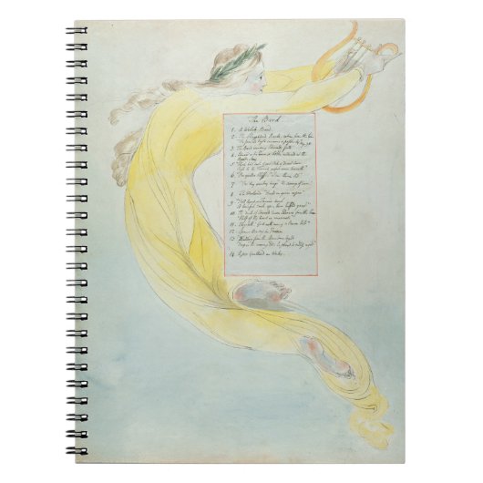 Carnet "Le barde", conçoivent 52 "des poèmes de Thomas GR (Devant)
