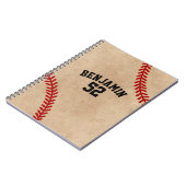 Carnet le base-ball folâtre l'entraîneur de base-ball (Côté gauche)