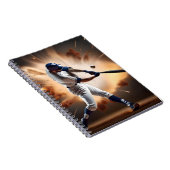 Carnet Le Baseball Super Jouer À La Course À Domicile, (Côté Droit)