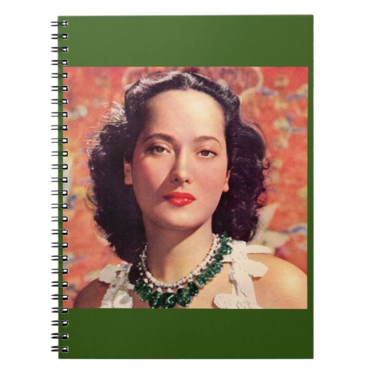 Carnet le beau Merle Oberon (Devant)