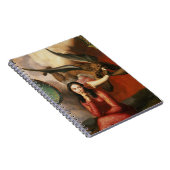 Carnet Le bien et le mal : le diable tentant une jeune (Côté Droit)