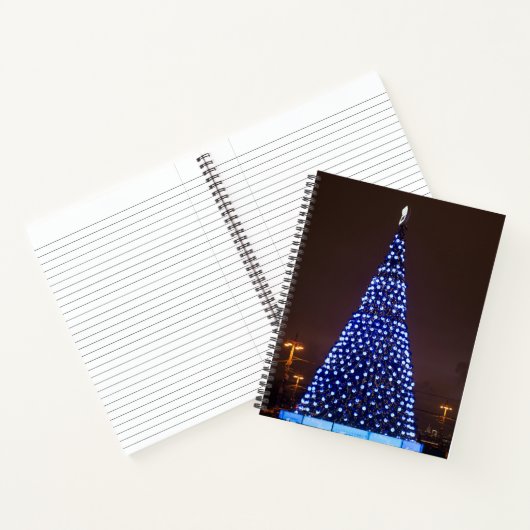 Carnet Le bleu allume l'arbre de Noël (Intérieur)