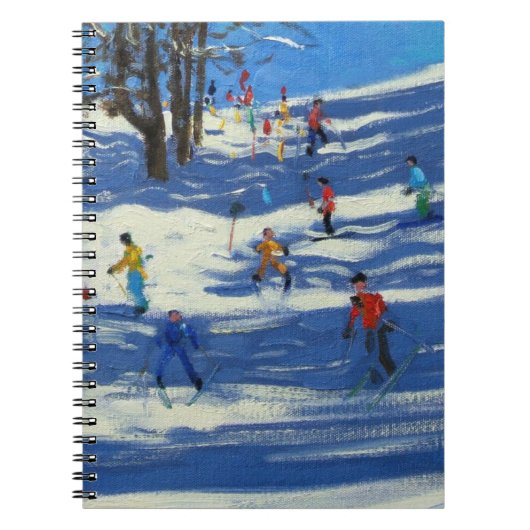 Carnet Le bleu ombrage Morzine (Devant)