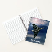 Carnet Le bombardier Avro Vulcan, votre nom (Intérieur)