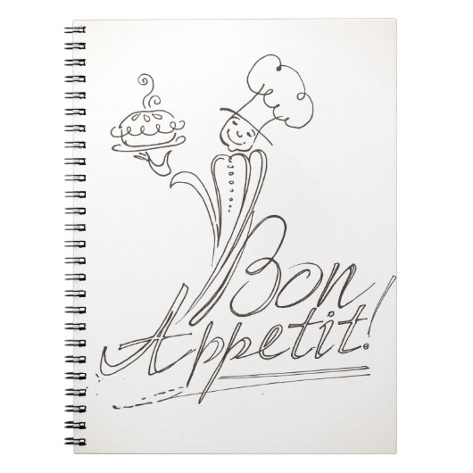 Carnet Le Bon Chef dit Bon Appetit ! (Devant)