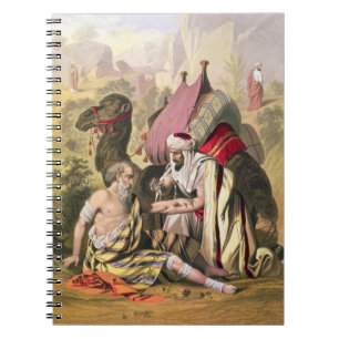 Carnet Le bon Samaritain, d'une bible imprimée par