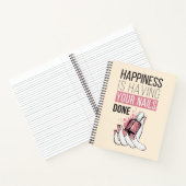 Carnet Le Bonheur, C'Est Que Vos Ongles Soient Faits (Intérieur)