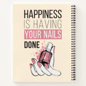 Carnet Le Bonheur, C'Est Que Vos Ongles Soient Faits (Dos)