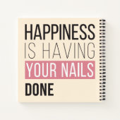 Carnet Le Bonheur, C'Est Que Vos Ongles Soient Faits (Dos)