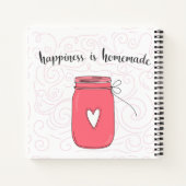 Carnet Le Bonheur Est Fait Maison (Dos)