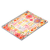 Carnet Le bonheur fleurit de l'intérieur (Côté gauche)