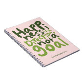 Carnet Le bonheur personnalisé est une direction (Côté Droit)