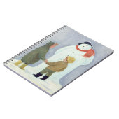 Carnet Le bonhomme de neige (Côté gauche)