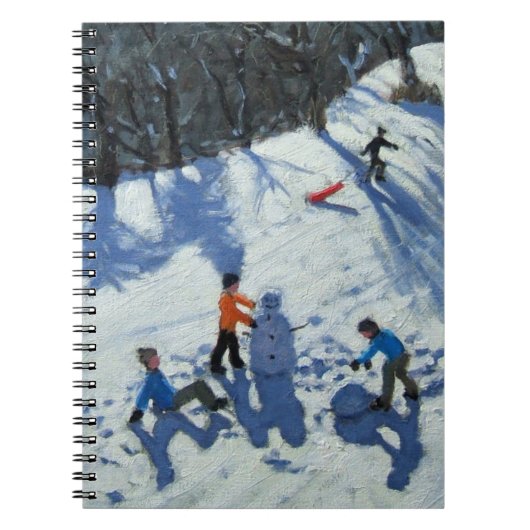 Carnet Le bonhomme de neige 2 (Devant)