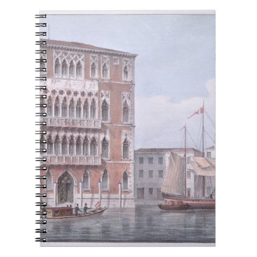 Carnet Le Ca Foscari, Venise, gravée par Brizeghel (Li (Devant)