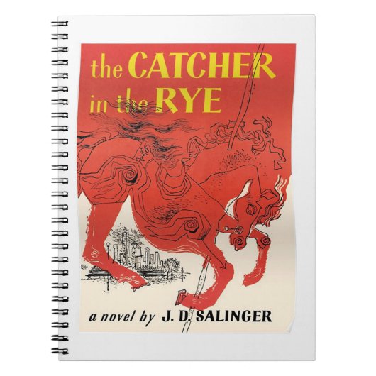 Carnet LE CACHER DANS LE RYE par J.D. SALINGER (Devant)