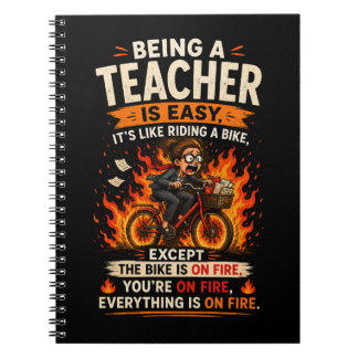 Carnet Le cadeau le plus drôle pour un enseignant ! 🍎🔥