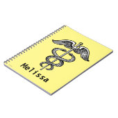Carnet Le caducée (Côté gauche)