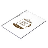 Carnet Le Café Est Ma Langue D'Amour (Côté gauche)