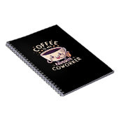 Carnet Le Café Est Mon Coworker Classique Préféré (Côté Droit)