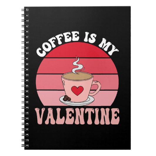 Carnet Le café est mon Valentin (Devant)