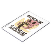 CARNET LE CAFÉ EST VIE, IL A DES GOÛTS COMME DES ESPOIRS  (Côté gauche)