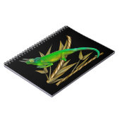 Carnet Le caméléon de Jackson traînant dans le bambou (Côté gauche)