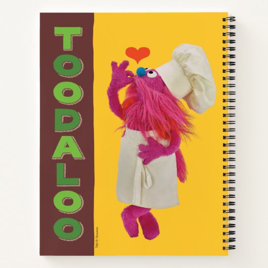 Carnet Le camion gastronomique de Cookie Monster | Toodal (Dos)