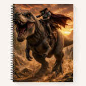 Carnet Le cavalier de dinosaure intrépide (Devant)