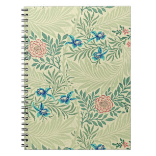 Carnet Le célèbre motif Larkspur de William Morris