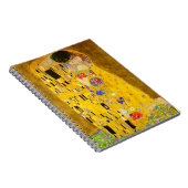 Carnet Le célèbre tableau de Gustav Klimt, The Kiss. (Côté Droit)