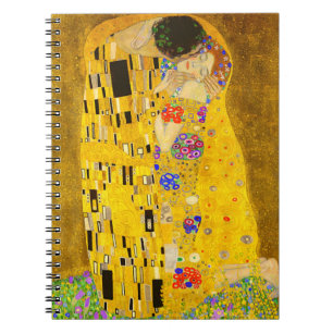 Carnet Le célèbre tableau de Gustav Klimt, The Kiss.