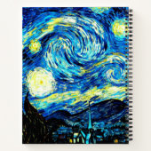 Carnet Le célèbre tableau de Van Gogh, Starry Night, (Dos)