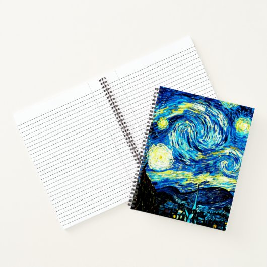 Carnet Le célèbre tableau de Van Gogh, Starry Night, (Intérieur)