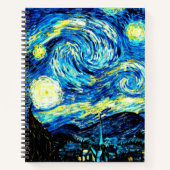 Carnet Le célèbre tableau de Van Gogh, Starry Night, (Devant)