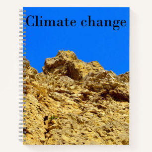 Carnet Le changement climatique s'occupe de l'environneme