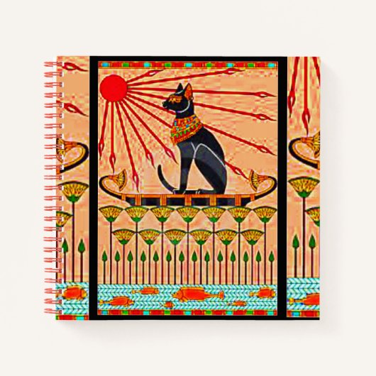 Carnet "Le chat de Pharaon" (Devant)
