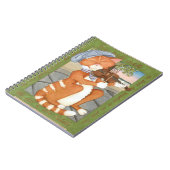 Carnet Le chat et la brosse (Côté gauche)