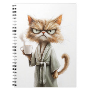 Carnet Le chat Grumpy a besoin de café